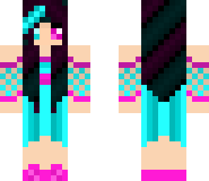 cyan girl