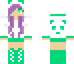 panda girl aqua