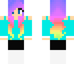 rainbow girl edit