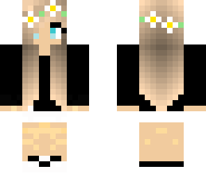 blonde flower girl