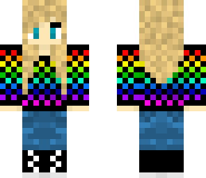 rainbow girl