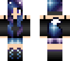 galaxy wolf girl