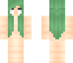 green hair