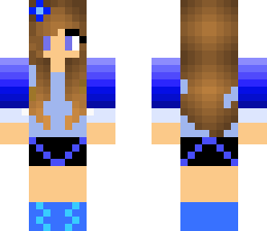 blue girl