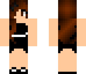 black prom dress girl