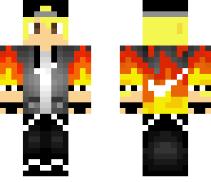 blonde flame boy