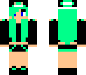 mint goth girl