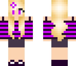 adorable purple girl