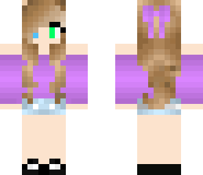 cute girl with bow