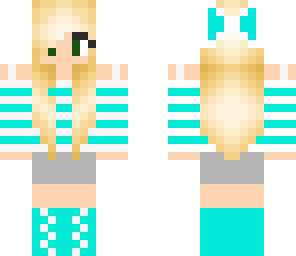cute blue girl