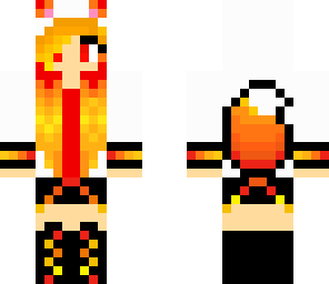 fire wolf girl