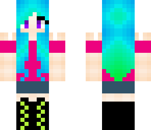neon hair