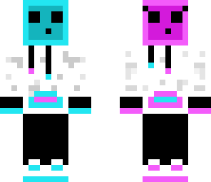 pink vs blue slime