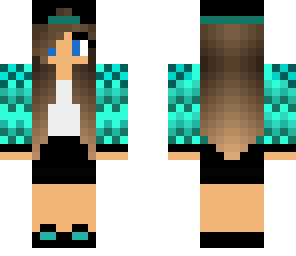 blue tomboy girl