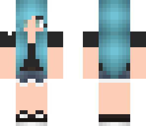 blue haired gamer 