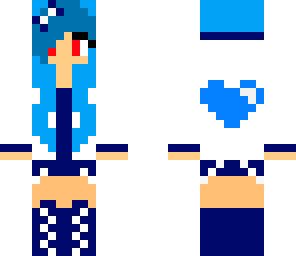blue girl