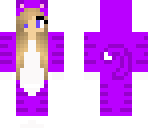 purple cat girl