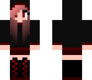 red ender hoodie girl