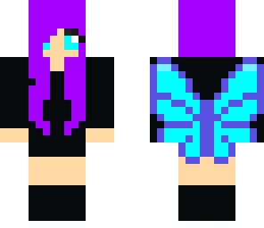 blue winged butterfly