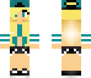 cyan girl