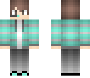light blue gamer boy