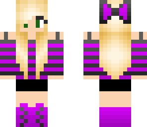 cute purple and gray girl shaded