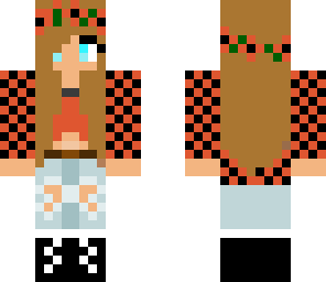 cute orange girl