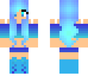 ice blue girl