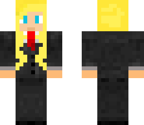 girl in suit