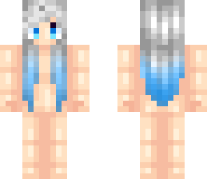 silver ombre blue hair base