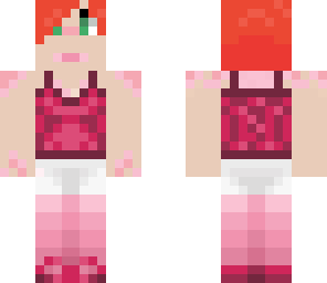 sunburned redhead