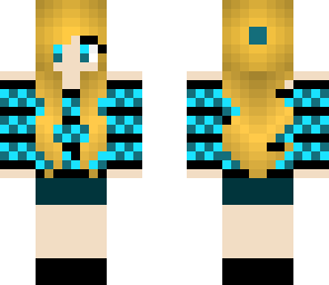 fancy blue girl