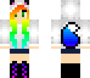 rainbow fox girl