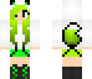 green wolf girl