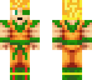 goku con raje verde