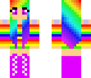 rainbow girl