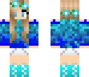 blue girl