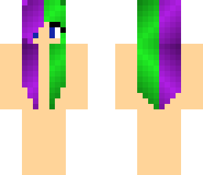 purple green hair base