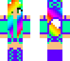 cool rainbow fox