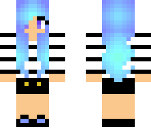 blue girl
