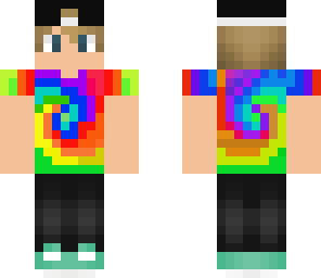 tie dye boy