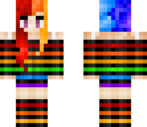 rainbow girl