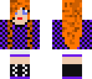 a goth red haired girl