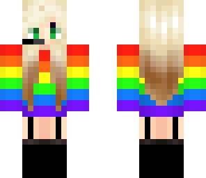 rainbow girl