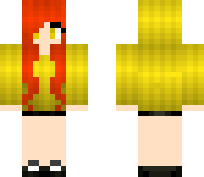 cute yellow jacket girl