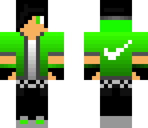 green nike boy
