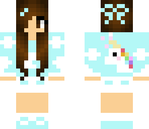 edited unicorn girl