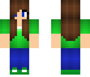 green gamer girl