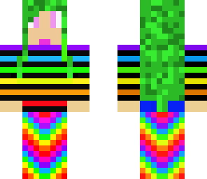 rainbow girl