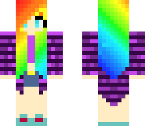 rainbow girl